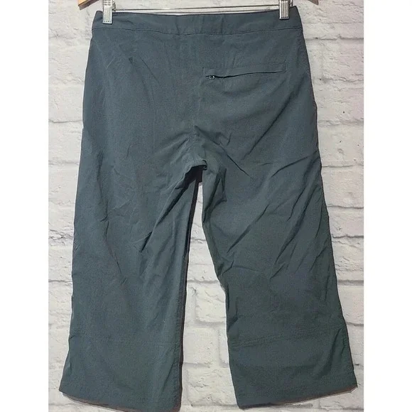 Royal Robbins Cargo Capri Pants Women's Size 2 Blue Gray Outdoor Hiking Fishing - Picture 2 of 4